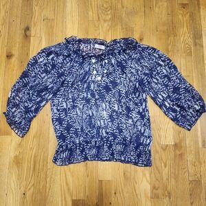 Romeo And Juliet Couture Sheer‎ Bohemian Blouse